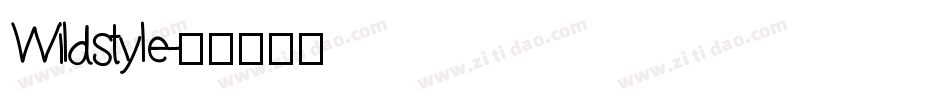 Wildstyle字体转换