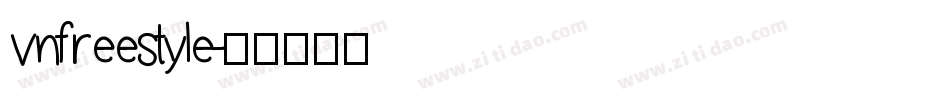 vnfreestyle字体转换