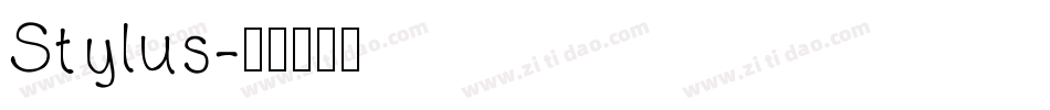 Stylus字体转换