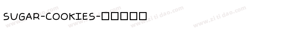 SUGAR-COOKIES字体转换