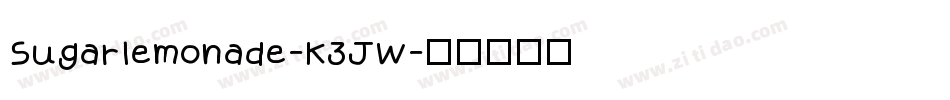 Sugarlemonade-K3JW字体转换