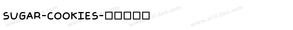 SUGAR-COOKIES字体转换