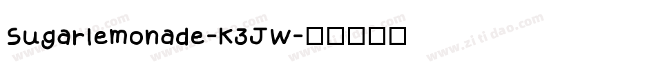 Sugarlemonade-K3JW字体转换