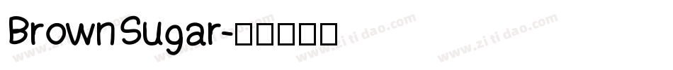 BrownSugar字体转换