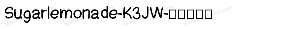 Sugarlemonade-K3JW字体转换