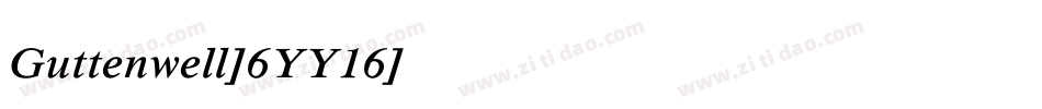 Guttenwell-6YY16字体转换