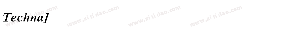 Techna字体转换