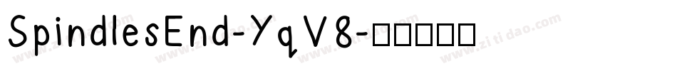 SpindlesEnd-YqV8字体转换