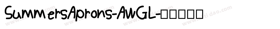 SummersAprons-AwGL字体转换