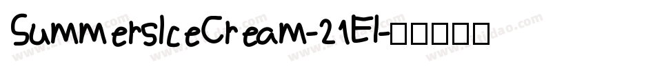 SummersIceCream-21El字体转换