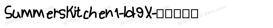 SummersKitchen1-ld9X字体转换