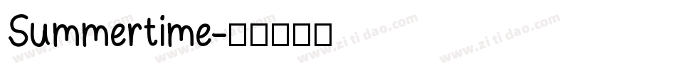 Summertime字体转换
