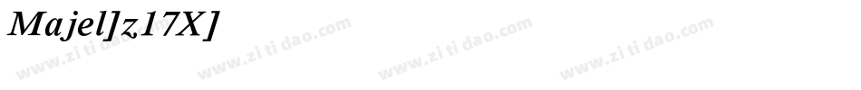 Majel-z17X字体转换