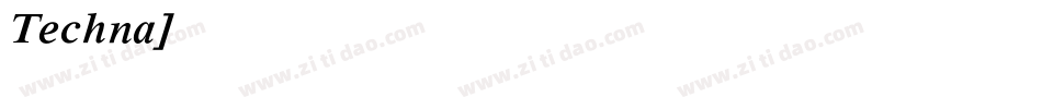 Techna字体转换