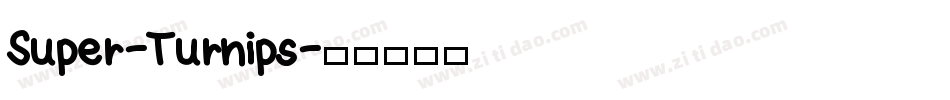 Super-Turnips字体转换
