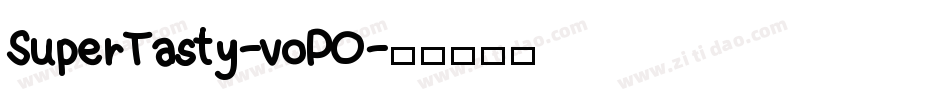SuperTasty-voPO字体转换