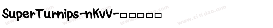 SuperTurnips-nKvV字体转换
