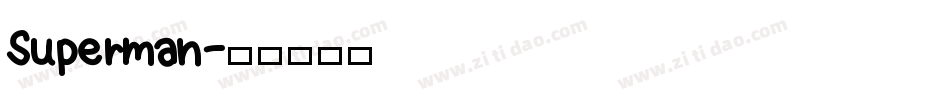 Superman字体转换