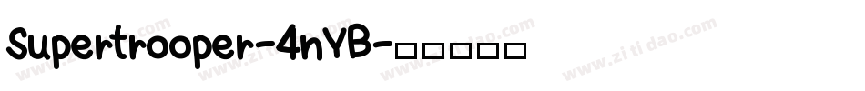 Supertrooper-4nYB字体转换