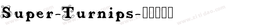 Super-Turnips字体转换
