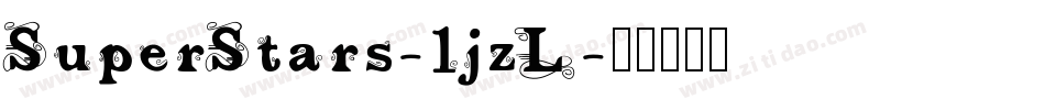 SuperStars-1jzL字体转换