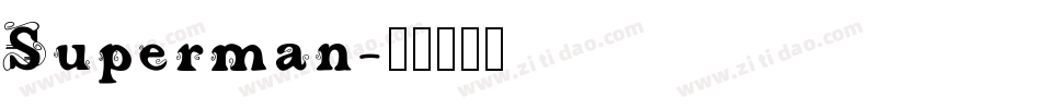 Superman字体转换