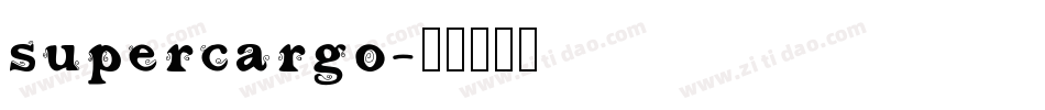 supercargo字体转换