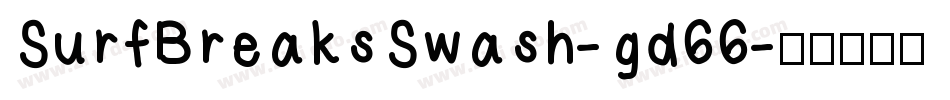 SurfBreaksSwash-gd66字体转换