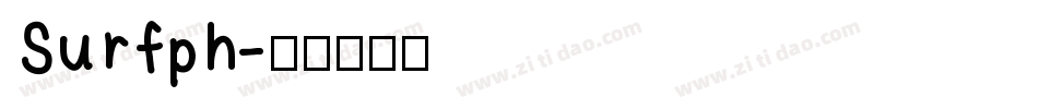 Surfph字体转换
