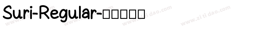 Suri-Regular字体转换