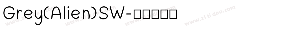 Grey(Alien)SW字体转换