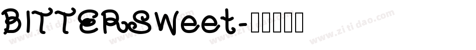 BITTERSWeet字体转换