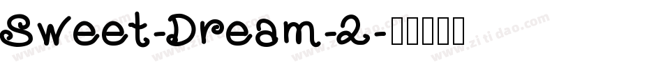 Sweet-Dream-2字体转换