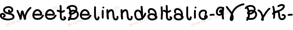 SweetBelinndaItalic-9YBvK字体转换