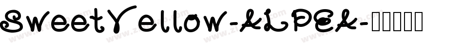 SweetYellow-ALPEA字体转换