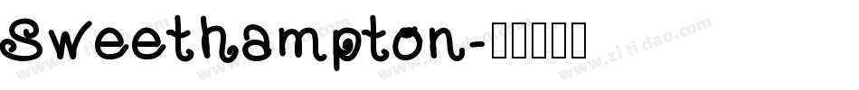 Sweethampton字体转换