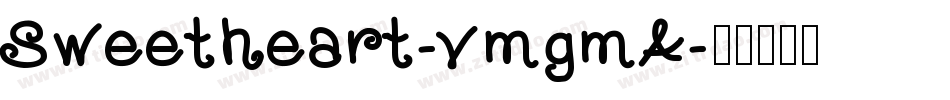 Sweetheart-vmgmA字体转换