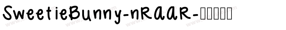 SweetieBunny-nRAAR字体转换