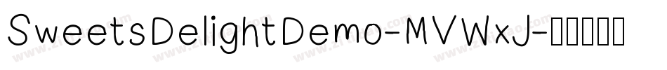 SweetsDelightDemo-MVWxJ字体转换