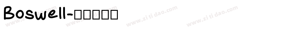 Boswell字体转换