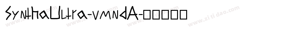 SynthaUltra-vmndA字体转换