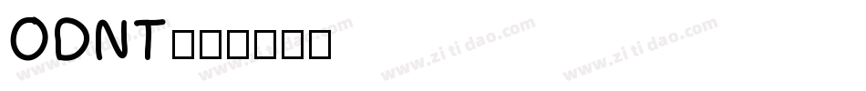 ODNT字体转换