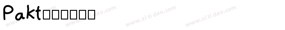 Pakt字体转换