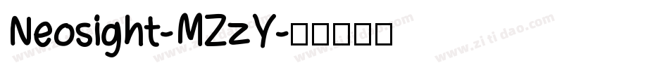 Neosight-MZzY字体转换
