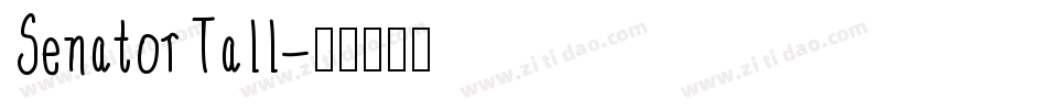 SenatorTall字体转换