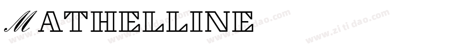 Mathelline字体转换