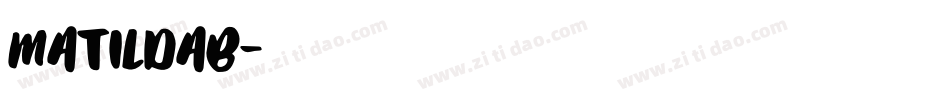 MATILDAB字体转换