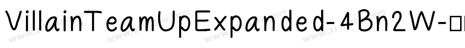 VillainTeamUpExpanded-4Bn2W字体转换