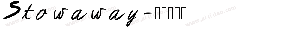 Stowaway字体转换