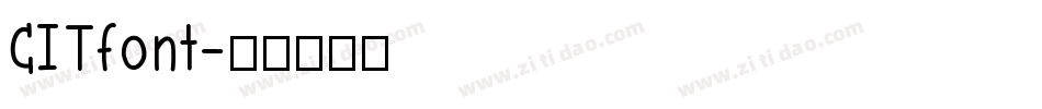 CITfont字体转换